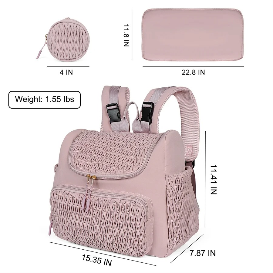 Large Capacity Maternity Diape - đánh giá và giá Backpack Diaper Bag