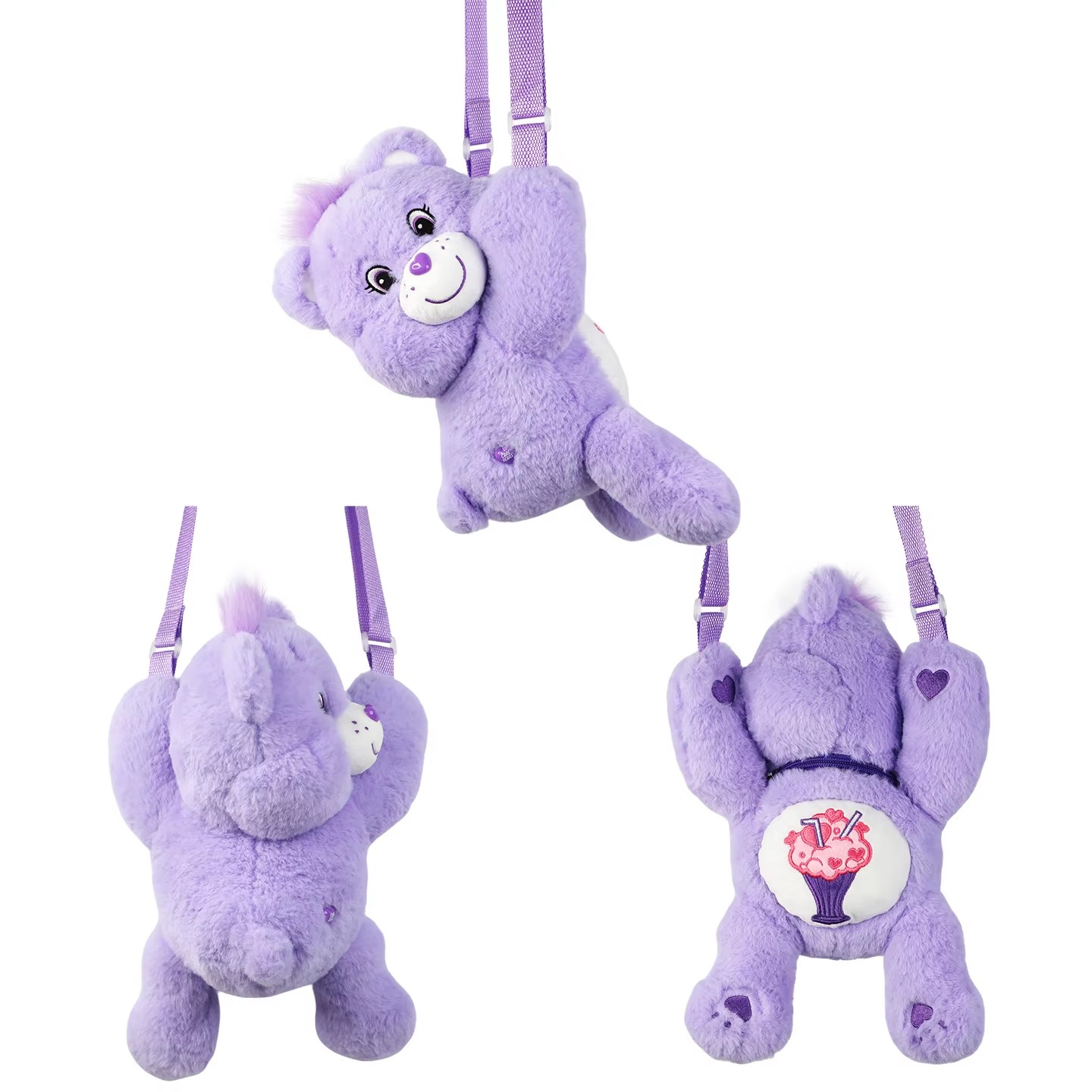 Care Bears Cute Plush Crossbod - đánh giá và giá Mini Backpack Purse