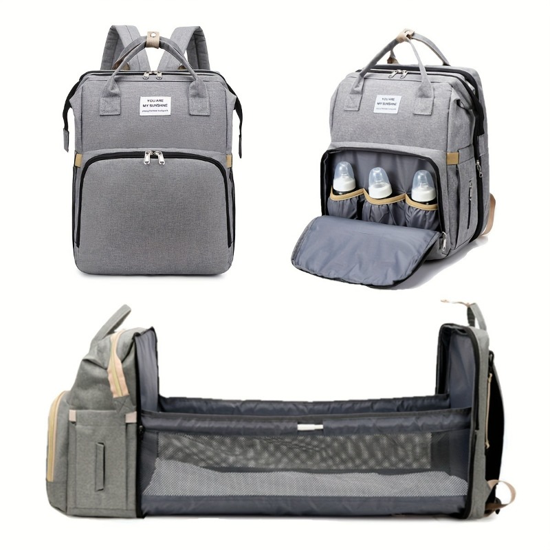 Fashionable Folding Baby Crib  - đánh giá và giá Backpack Diaper Bag