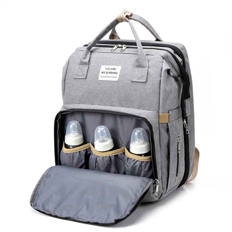 Fashionable Folding Baby Crib  - đánh giá và giá Backpack Diaper Bag