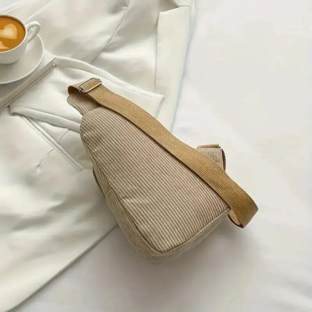 Vintage Corduroy Crossbody Bag - đánh giá và giá Mini Backpack Purse