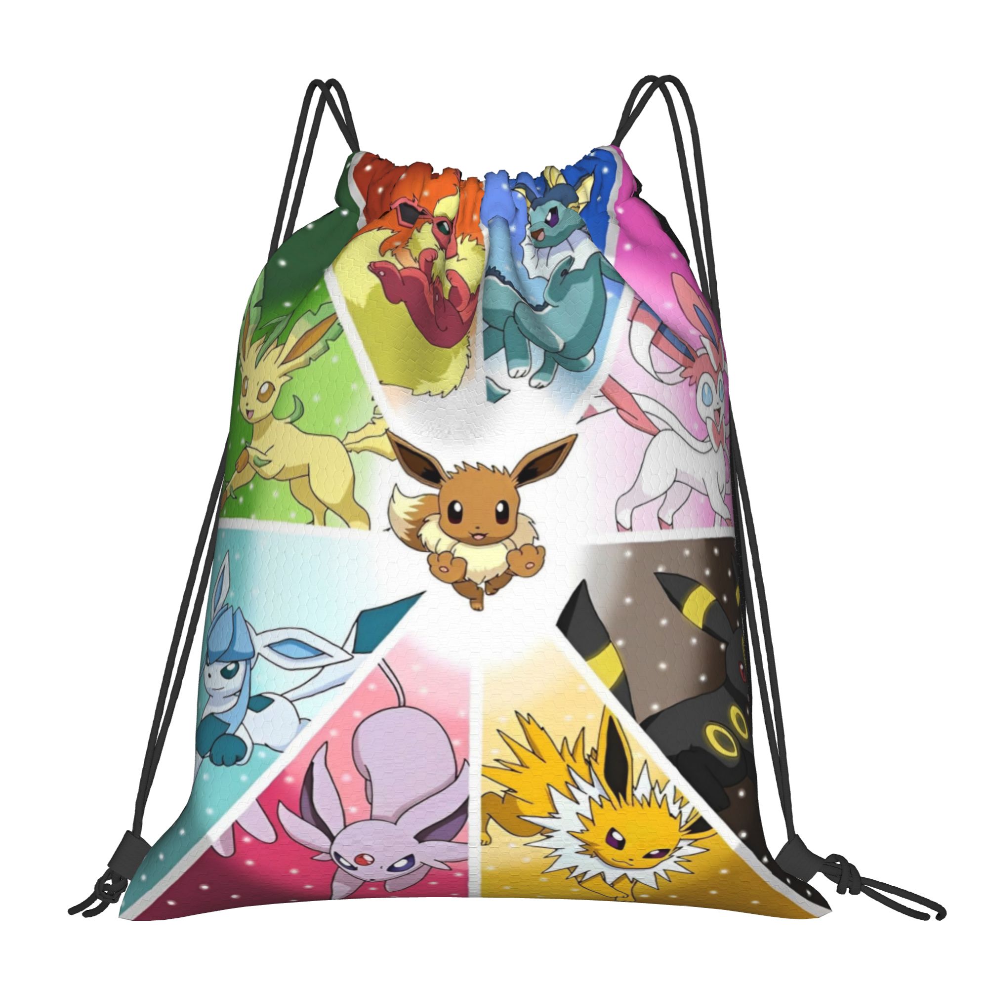 90s Anime Poke-Mon Drawstring  - đánh giá và giá Drawstring Gym Bag