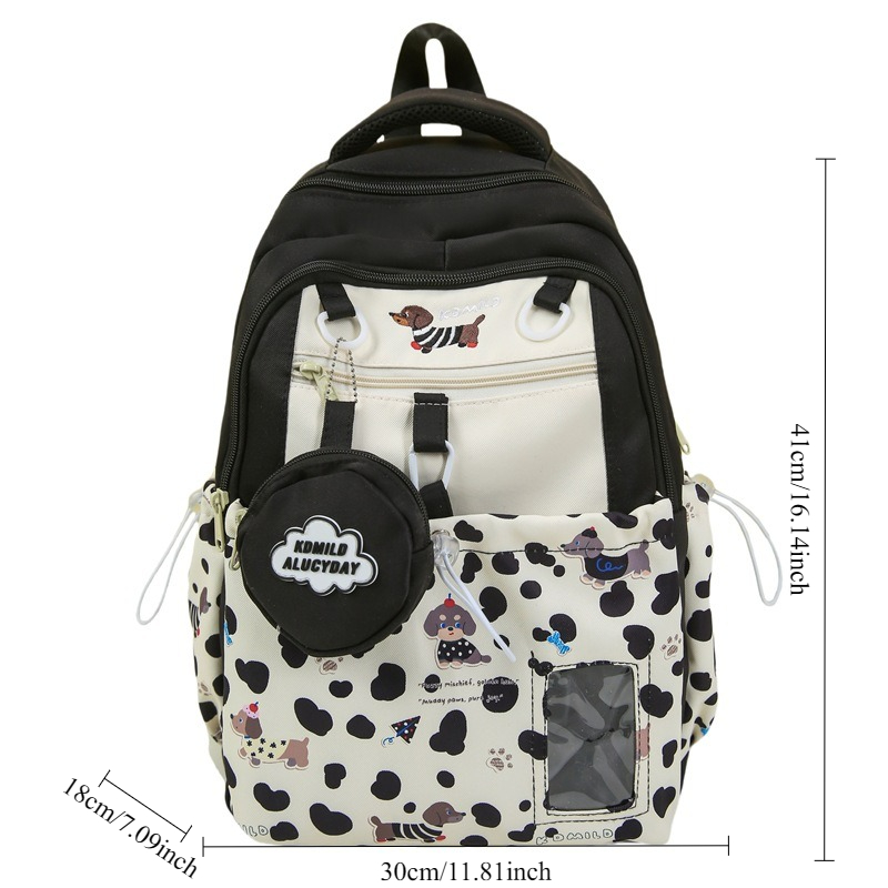 Sweet College Style Spliced Ba - đánh giá và giá School Backpack Teen
