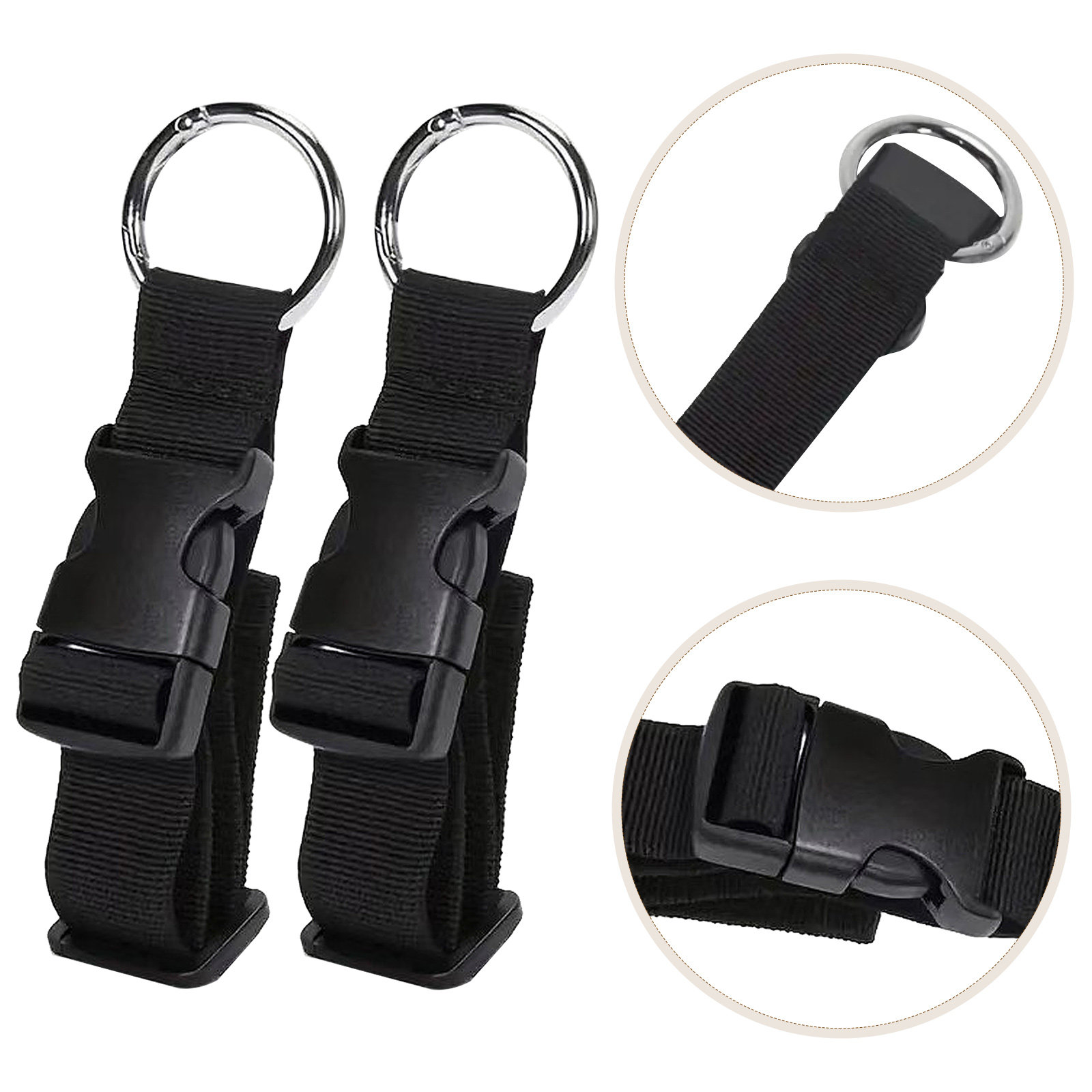 2 Pcs Wheelchair Hook Bag Back - đánh giá và giá Backpack Diaper Bag