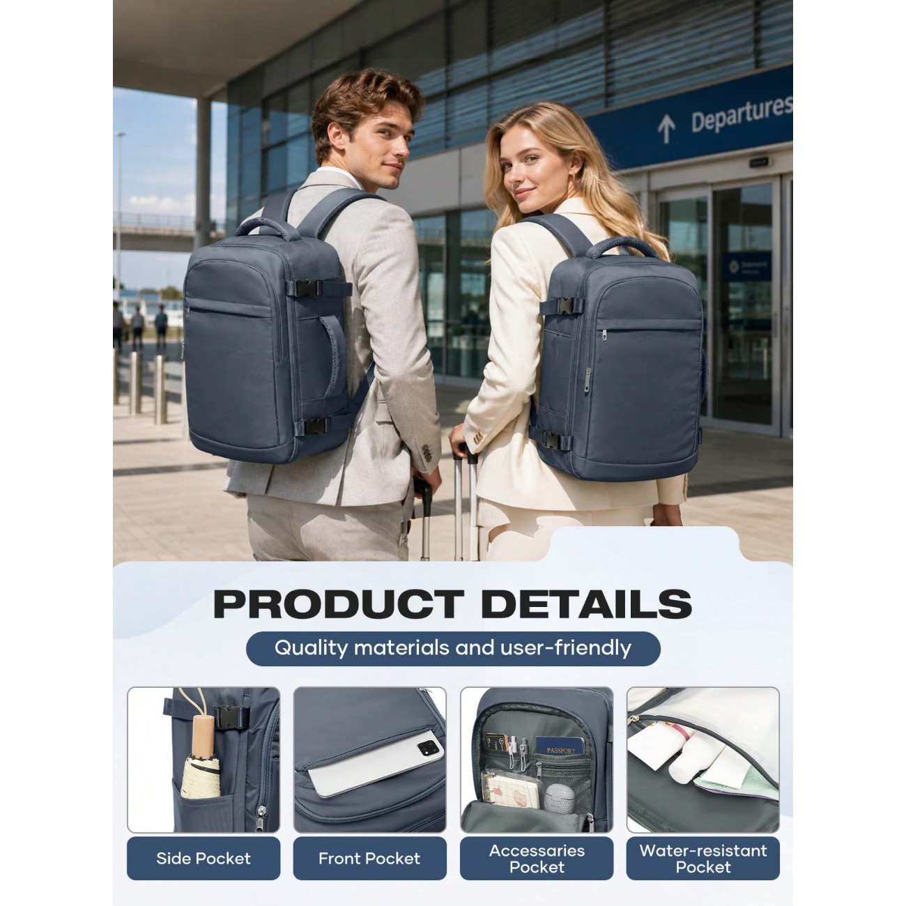 Lightweight Large Capacity Tra - đánh giá và giá Laptop Backpack 15.6