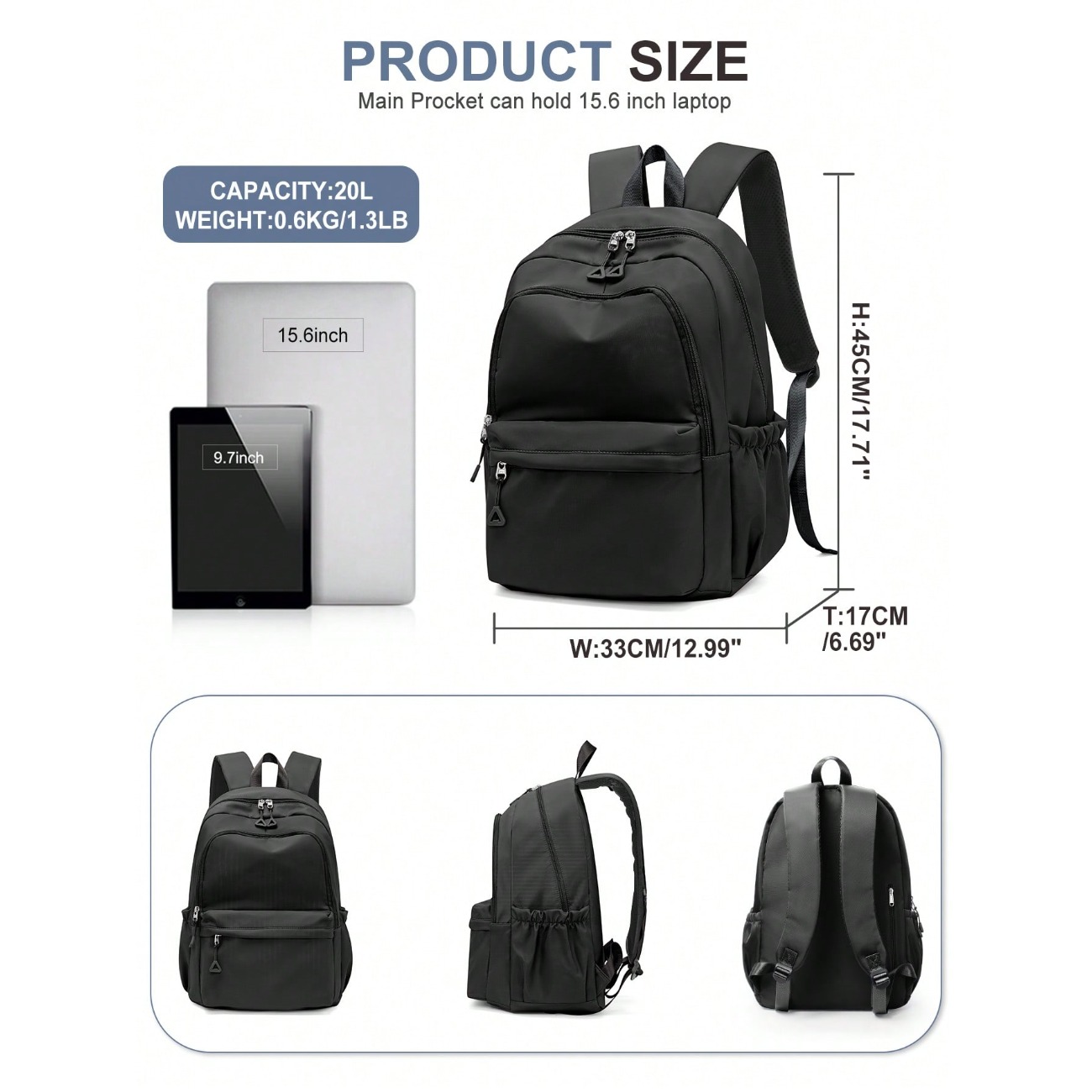 Middle School & High School St - đánh giá và giá Laptop Backpack 15.6