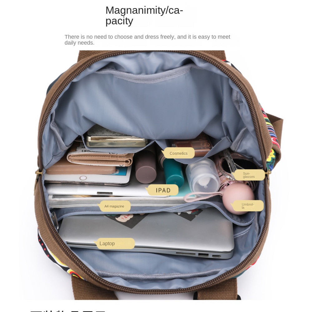Big Anti-Theft Backpacks Soft  - đánh giá và giá Travel Backpack Anti Theft