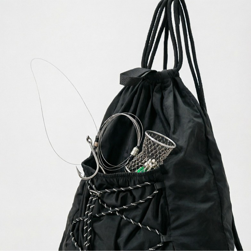 SHELKSBAG Unisex Wrinkled Nylo - đánh giá và giá Drawstring Gym Bag